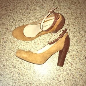 Women's Brown Strappy Heels